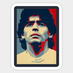 maradona hope Sticker